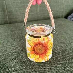 Handcrafted Sunflower Candle Holder